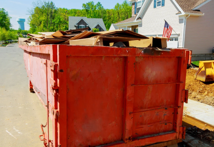 Residential Dumpster Overflow Cleanup